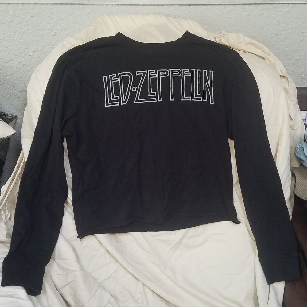 Women's LED ZEPPELIN Crop Long-Sleeve Shirt